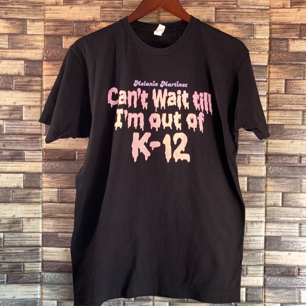 EUC Melanie Martinez Can't Wait Till I'm Out Of K-12 T-Shirt Tultex Large